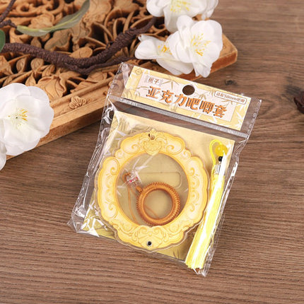 Anime Badge Display | Ancient Style Series Acrylic Badge Case FUNIMECITY Goods Display - FUNIMECITY