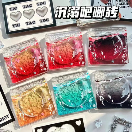 Anime Badge Display | Chen Ni Series Acrylic Gradient Water Ripple Badge Standee FUNIMECITY Goods Display - FUNIMECITY