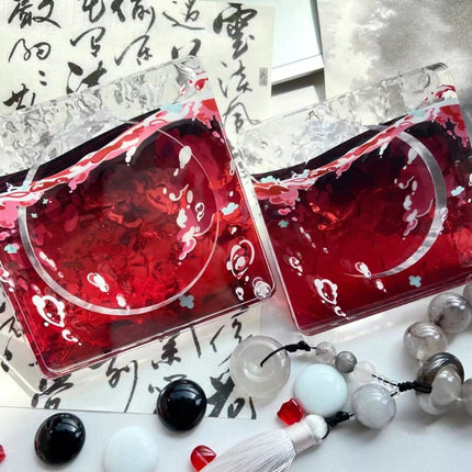 Anime Badge Display | Chen Ni Series Acrylic Gradient Water Ripple Badge Standee FUNIMECITY Goods Display - FUNIMECITY