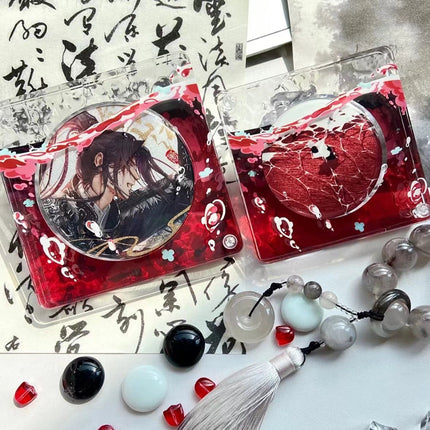 Anime Badge Display | Chen Ni Series Acrylic Gradient Water Ripple Badge Standee FUNIMECITY Goods Display - FUNIMECITY