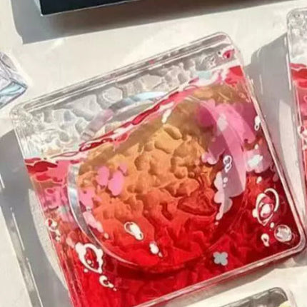 Anime Badge Display | Chen Ni Series Acrylic Gradient Water Ripple Badge Standee FUNIMECITY Goods Display - FUNIMECITY