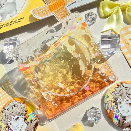 Anime Badge Display | Chen Ni Series Acrylic Gradient Water Ripple Badge Standee FUNIMECITY Goods Display - FUNIMECITY