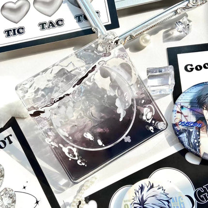 Anime Badge Display | Chen Ni Series Acrylic Gradient Water Ripple Badge Standee FUNIMECITY Goods Display - FUNIMECITY