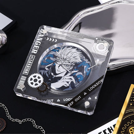 Anime Badge Display | Mechanical Heart Series Acrylic Badge Standee FUNIMECITY Goods Display - FUNIMECITY