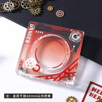 Anime Badge Display | Mechanical Heart Series Acrylic Badge Standee FUNIMECITY Goods Display - FUNIMECITY