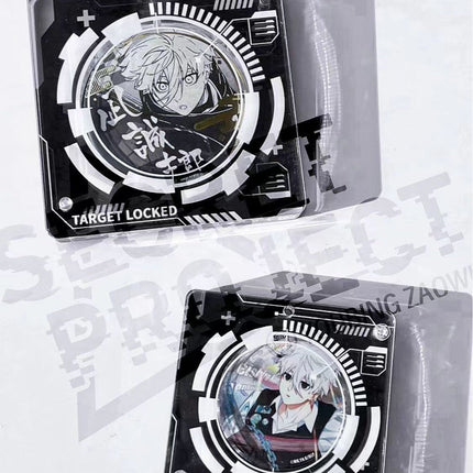 Anime Badge Display | Secret Project Acrylic Badge Standee FUNIMECITY Goods Display - FUNIMECITY