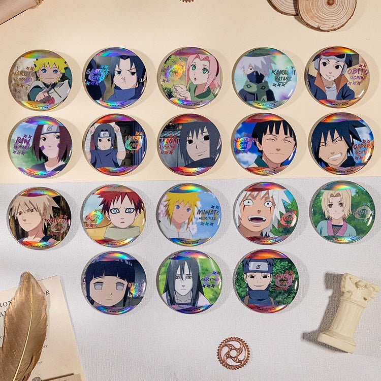 NARUTO | Childhood Series Badge Set XINGHEDONGMAN Anime Badge - FUNIMECITY