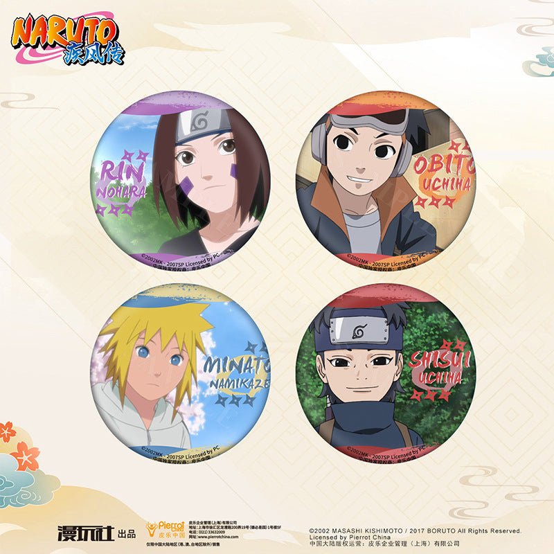 NARUTO | Childhood Series Badge Set XINGHEDONGMAN Anime Badge - FUNIMECITY
