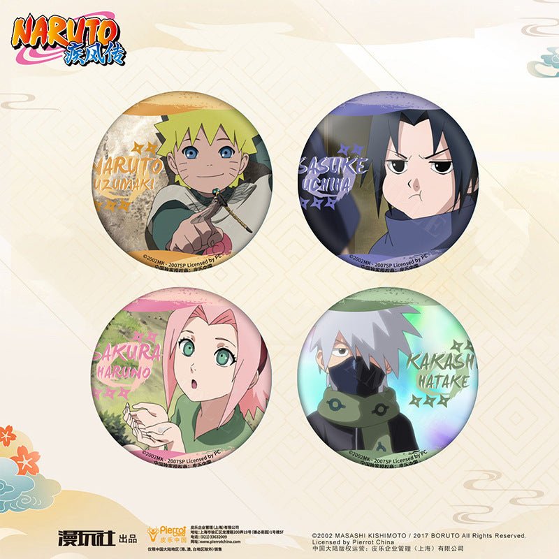 NARUTO | Childhood Series Badge Set XINGHEDONGMAN Anime Badge - FUNIMECITY