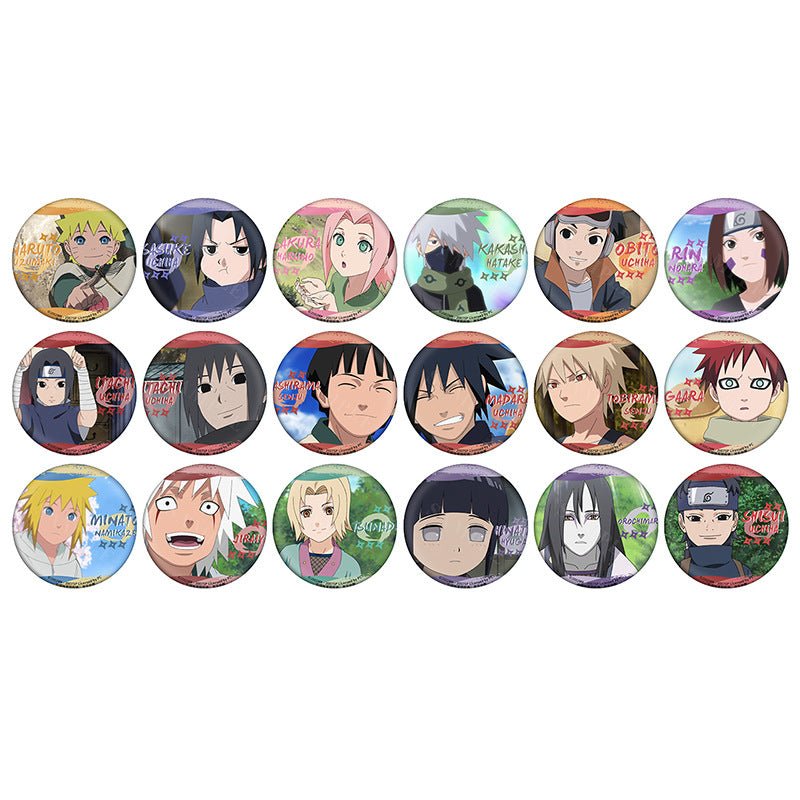 NARUTO | Childhood Series Badge Set XINGHEDONGMAN Anime Badge - FUNIMECITY
