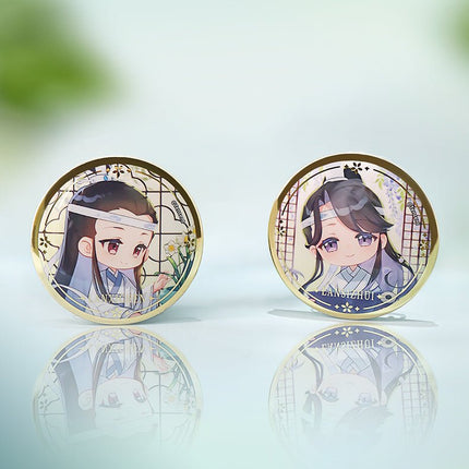 Mo Dao Zu Shi | Chun Hua Chibi Badge Set Nan Man She Anime Goods - FUNIMECITY