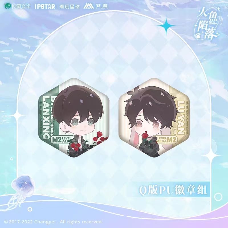 The Falling Merman | Chibi Pendant & Badge & Paper Tape & Acrylic Stand Figure Aimon- FUNIMECITY