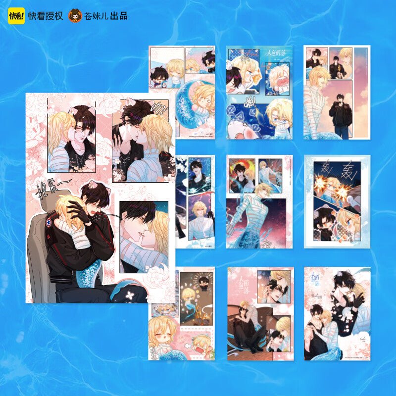 The Falling Merman | Sheng Hai Zhi Yue Acrylic Stand Figure & Badge & Art Card Cang Mei Er- FUNIMECITY