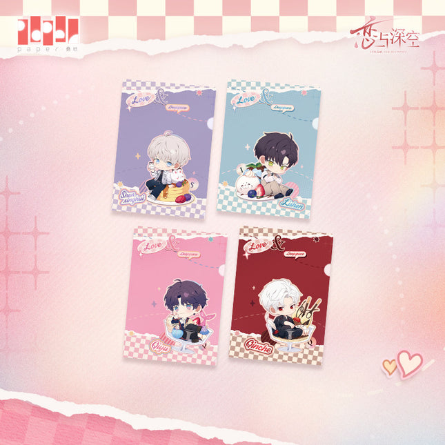 Love And Deepspace | Xin Pan Xu Yu Series Chibi Style Charm & Folder & Badge