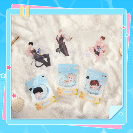 Thanks to My Childhood Friend, I Became a Top Guide | Xia Ri Xian Ding Series Acrylic Stand & Transparent Card Set