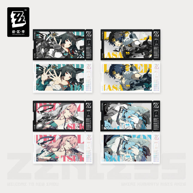 Zenless Zone Zero | Ying Hua Series Dui Kong Liu Ke Badge & Art Card Set