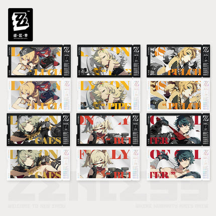 Zenless Zone Zero | Ying Hua Series Ka Lv Dong Zhi Zi Badge & Art Card Set & Acrylic Charm