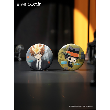 HITMAN REBORN! | Vongole:A Decade Apart Series Badge & Character Profile & Art Card Set