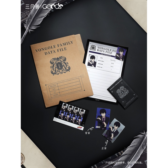 HITMAN REBORN! | Vongole:A Decade Apart Series Badge & Character Profile & Art Card Set