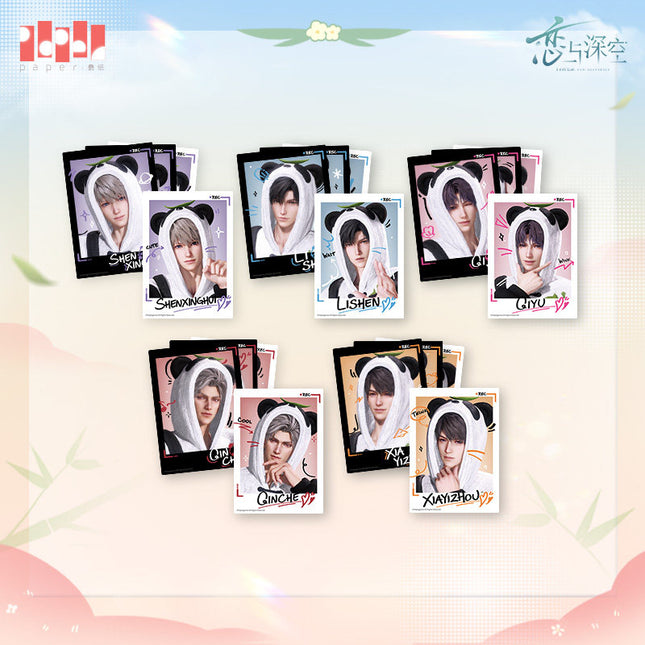 Love And Deepspace | Zhu Lin Qian Yu Series Card Album & Polaroid Card Set