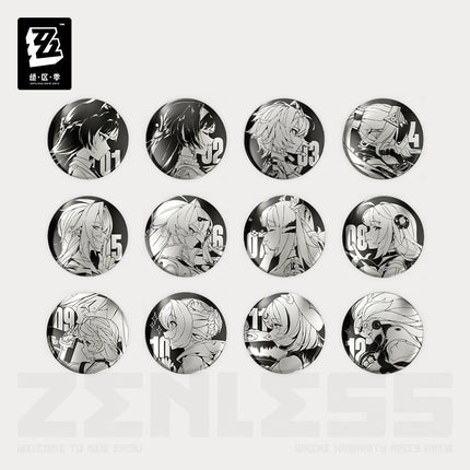 Zenless Zone Zero | Shi Guang Tiao Pin Series Acrylic Charm & Steel Mirror Badge