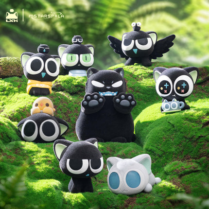 The Legend of Hei | Pet the Fluffy Black Kitty Series Flocking Blind Box