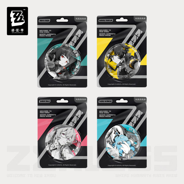 Zenless Zone Zero | Ying Hua Series Dui Kong Liu Ke Badge & Art Card Set