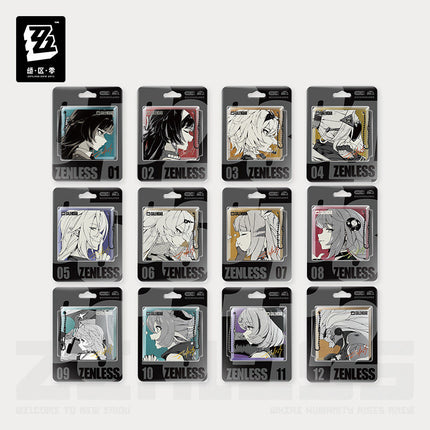 Zenless Zone Zero | Shi Guang Tiao Pin Series Acrylic Charm & Steel Mirror Badge