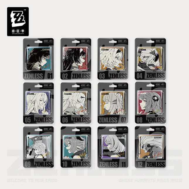 Zenless Zone Zero | Shi Guang Tiao Pin Series Acrylic Charm & Steel Mirror Badge