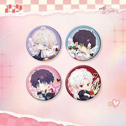 Love And Deepspace | Xin Pan Xu Yu Series Chibi Style Charm & Folder & Badge