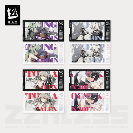 Zenless Zone Zero | Ying Hua Series Wei Duo Li Ya Jia Zheng Badge & Art Card Set & Acrylic Charm
