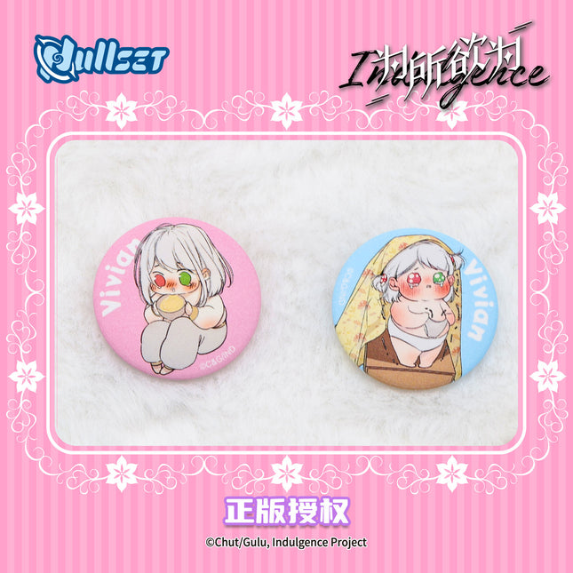 Indulgence | Weiweian Mini Badge Set