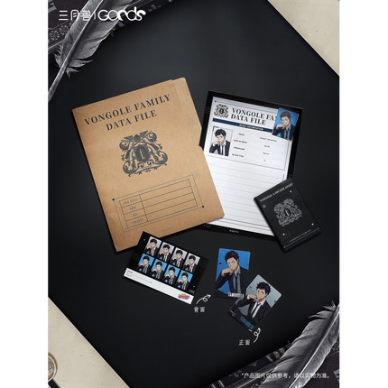 HITMAN REBORN! | Vongole:A Decade Apart Series Badge & Character Profile & Art Card Set