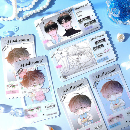 Little Mushroom | Ling Kong Zhi Wen Series Transparent Card Blind Box Set