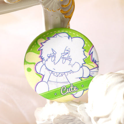 Lying Puppies Will Be Eaten | Tu Ya Dou Dou Series Chibi Badge Set