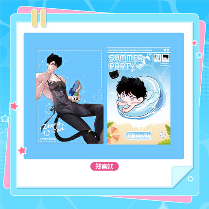 Thanks to My Childhood Friend, I Became a Top Guide | Xia Ri Xian Ding Series Acrylic Stand & Transparent Card Set