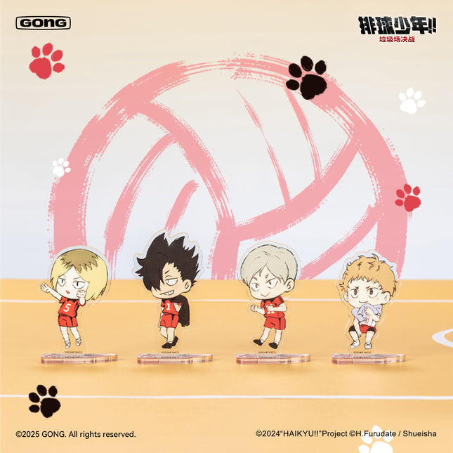 Haikyu!! | La Ji Chang Jue Zhan Series Badge & Acrylic Stand Figure