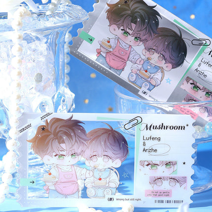 Little Mushroom | Ling Kong Zhi Wen Series Transparent Card Blind Box Set