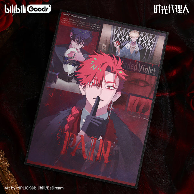 Link Click | PAIN Series Badge & Holographic Ticket & Charm & Shikishi Board Set