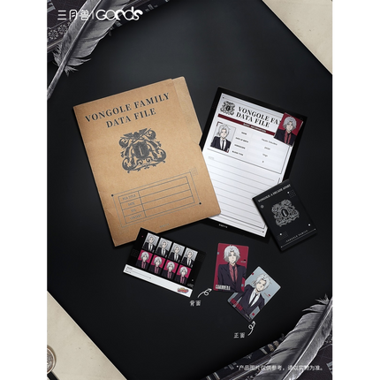 HITMAN REBORN! | Vongole:A Decade Apart Series Badge & Character Profile & Art Card Set