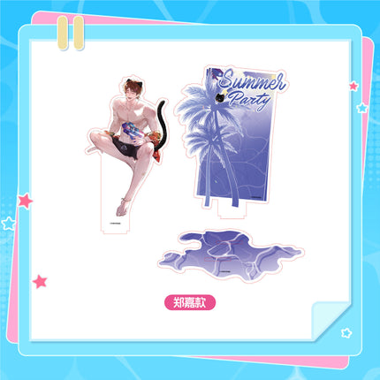 Thanks to My Childhood Friend, I Became a Top Guide | Xia Ri Xian Ding Series Acrylic Stand & Transparent Card Set
