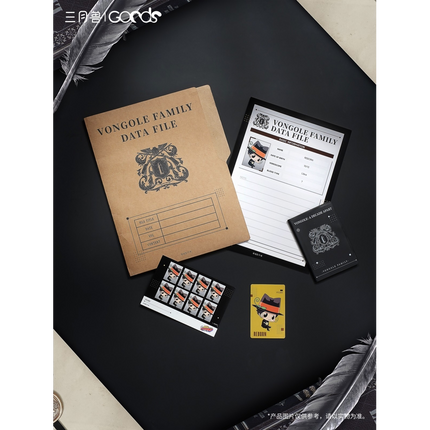 HITMAN REBORN! | Vongole:A Decade Apart Series Badge & Character Profile & Art Card Set