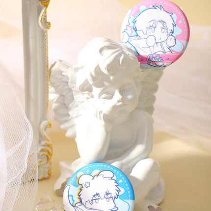 Lying Puppies Will Be Eaten | Tu Ya Dou Dou Series Chibi Badge Set