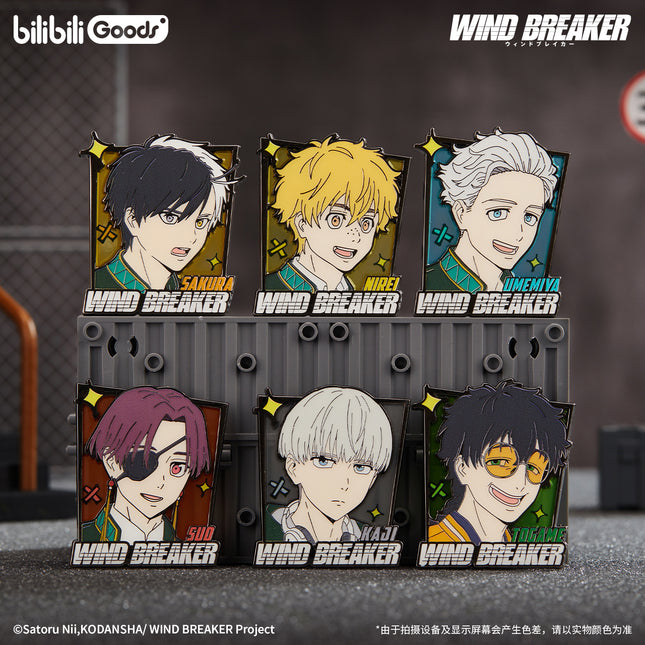 WIND BREAKER | Feng Zhi Shou Hu Series Metal Pin & Charm Blind Box