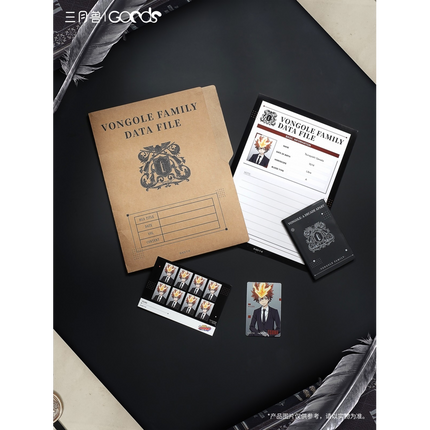 HITMAN REBORN! | Vongole:A Decade Apart Series Badge & Character Profile & Art Card Set
