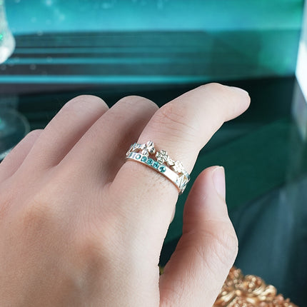 To Be HERO X | Impression Ring & Necklace LUCKY CYAN Set