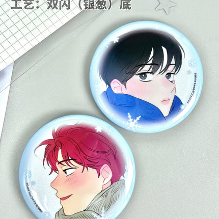 It's Just a Dream... Right?! | Badge & Acrylic Stand Figure & Sticker Set