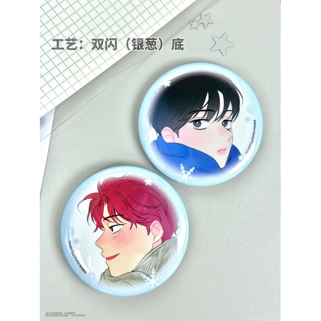 It's Just a Dream... Right?! | Badge & Acrylic Stand Figure & Sticker Set