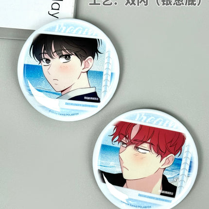 It's Just a Dream... Right?! | Badge & Acrylic Stand Figure & Sticker Set