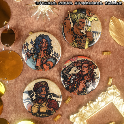 Sultan's Game | Charm & Acrylic Standee & Badge Set